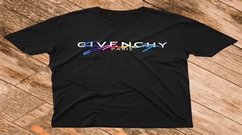 givenchy split tee|givenchy shirt size chart.